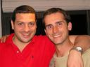 Maciej with Esteban, the brothers together again.